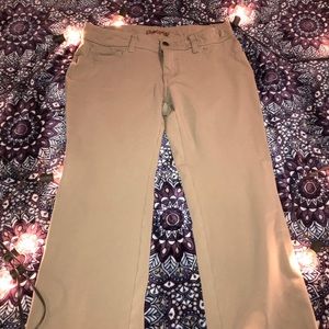 TWO pairs of Khaki Pants Size 12.